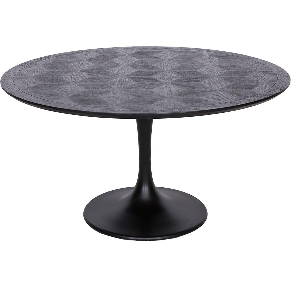 mutoni Table à manger Blax noire 140  