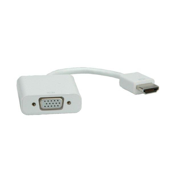 Roline  ROLINE HDMI-VGA Adapterkabel, HDMI ST / VGA BU 0,15 m 