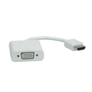 Roline  ROLINE HDMI-VGA Cableadapter 0,15 m VGA (D-Sub) HDMI tipo A (Standard) Bianco 