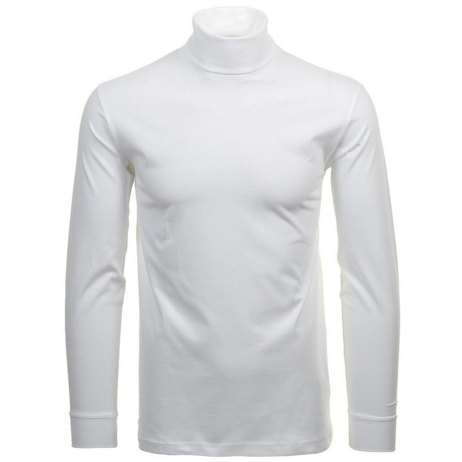 Longsleeve  Bequem sitzend-Langarm Basic Rollkragen Regular Fit