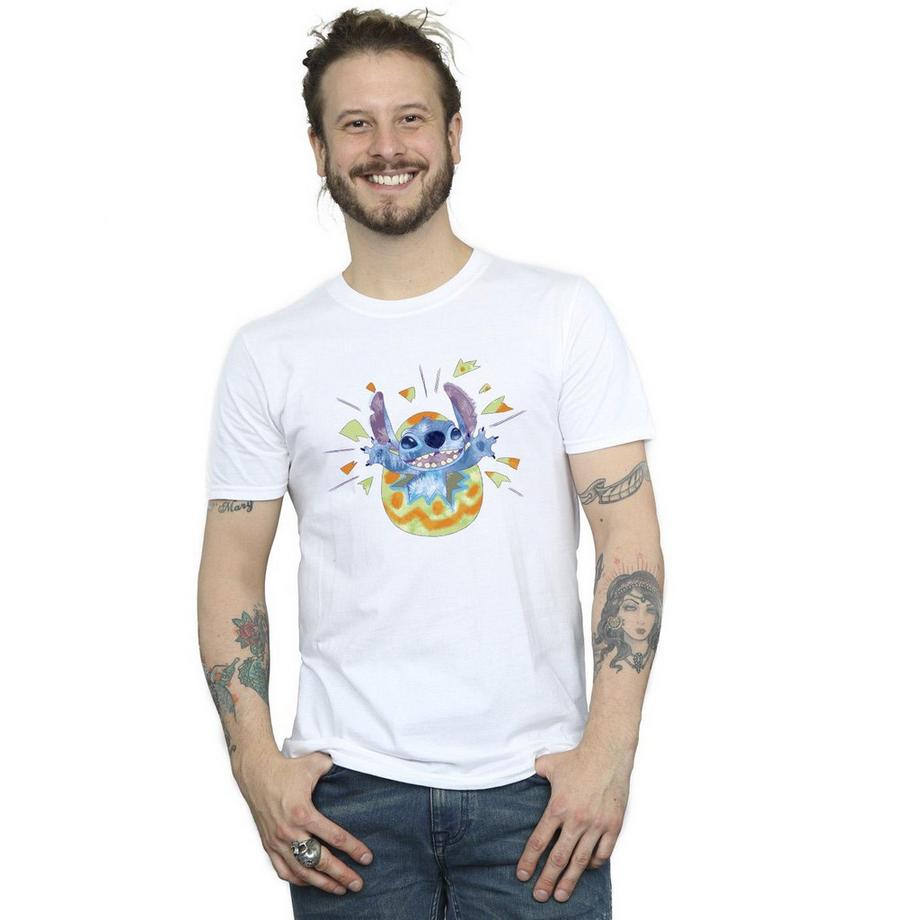 Disney Stitch Uovo di Pasqua T-Shirt Stampa Grafica  