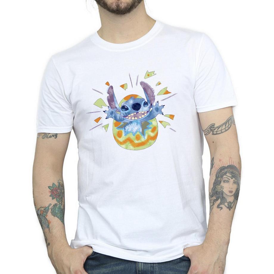 Disney Stitch Uovo di Pasqua T-Shirt Stampa Grafica  