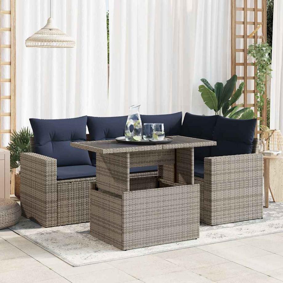 VidaXL Garten sofagarnitur poly-rattan  