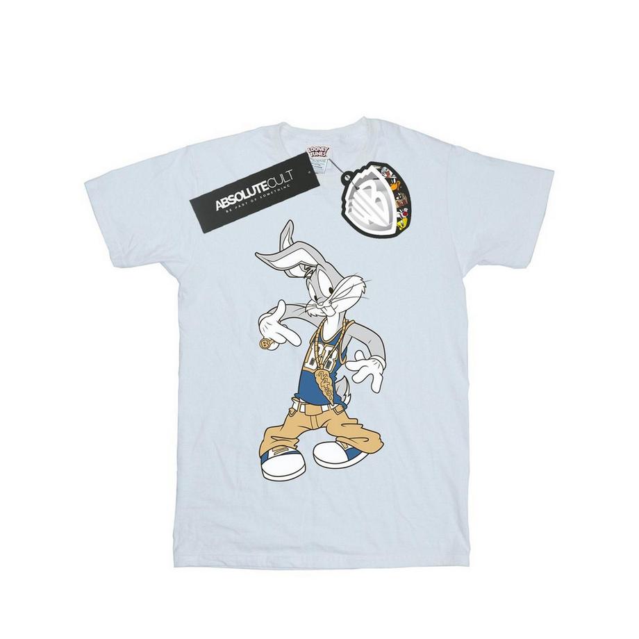 LOONEY TUNES Bugs Bunny Rapper T-Shirt Maniche Corte  