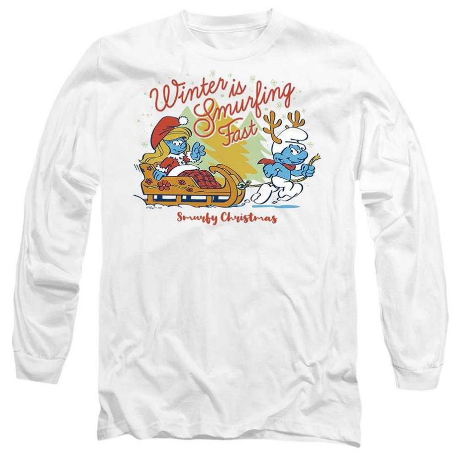 T-ShirtManches Longues Winter Is Smurfing Fast