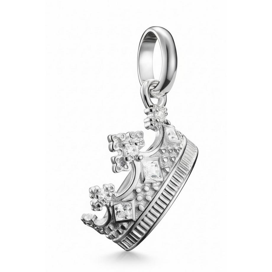 Thomas Sabo  Pendentif Charm Couronne Avec Pierres Connect 