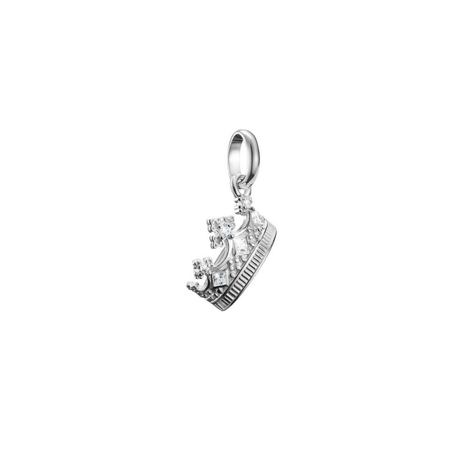 Thomas Sabo  Pendentif Charm Couronne Avec Pierres Connect 