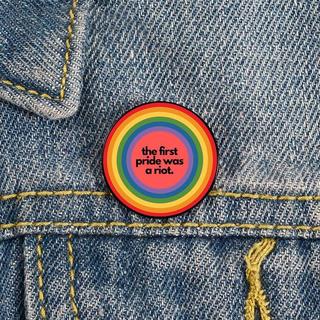 eStore  Pride Pin - The first pride was a riot 