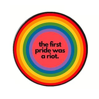 eStore  Pride Pin - The first pride was a riot 