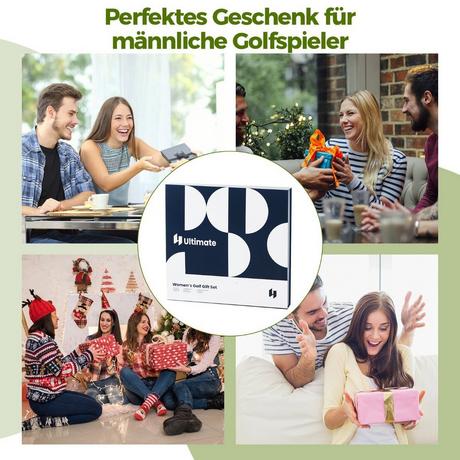 Northio  Coffret cadeau de golf complet , accessoires de golf, lot de 3 balles de golf, cadeau de golf dans une boîte cadeau 