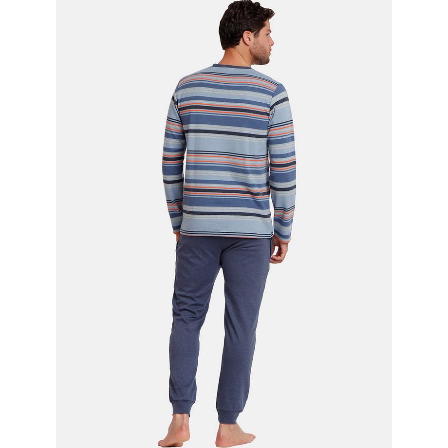 Admas Rayas Vespa Style Langarm Pyjama Set  