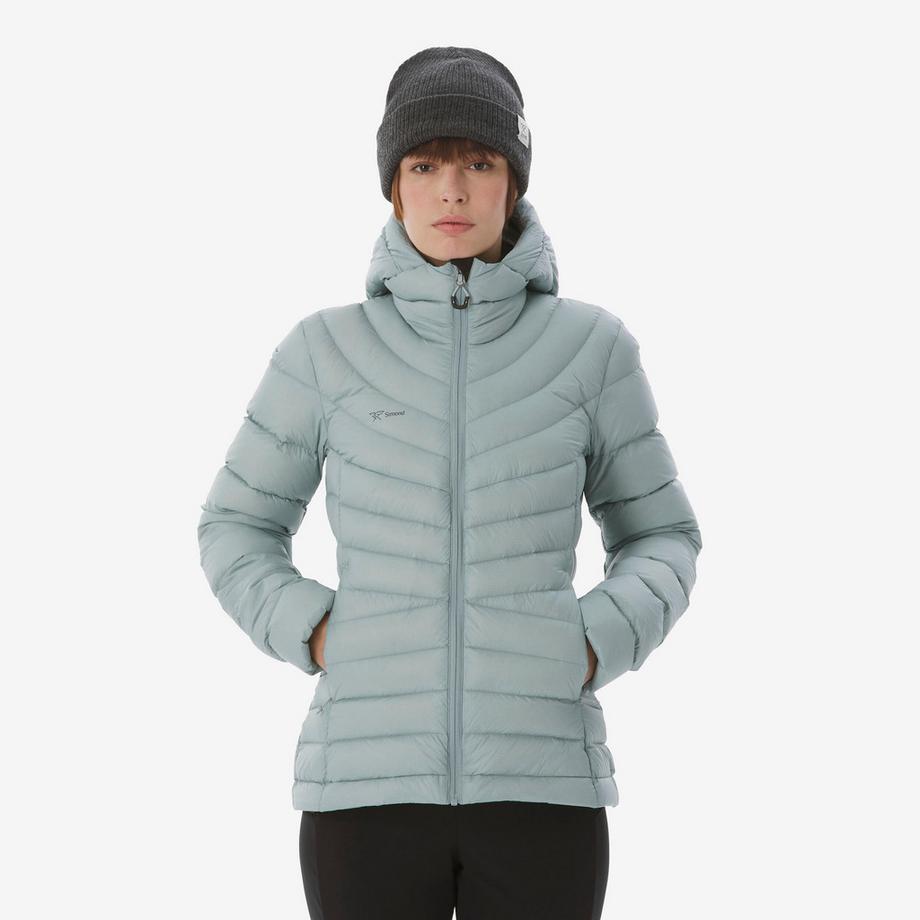 Daunenjacke mit Kapuze für Trekkingtouren bis -10 °C , Wilder