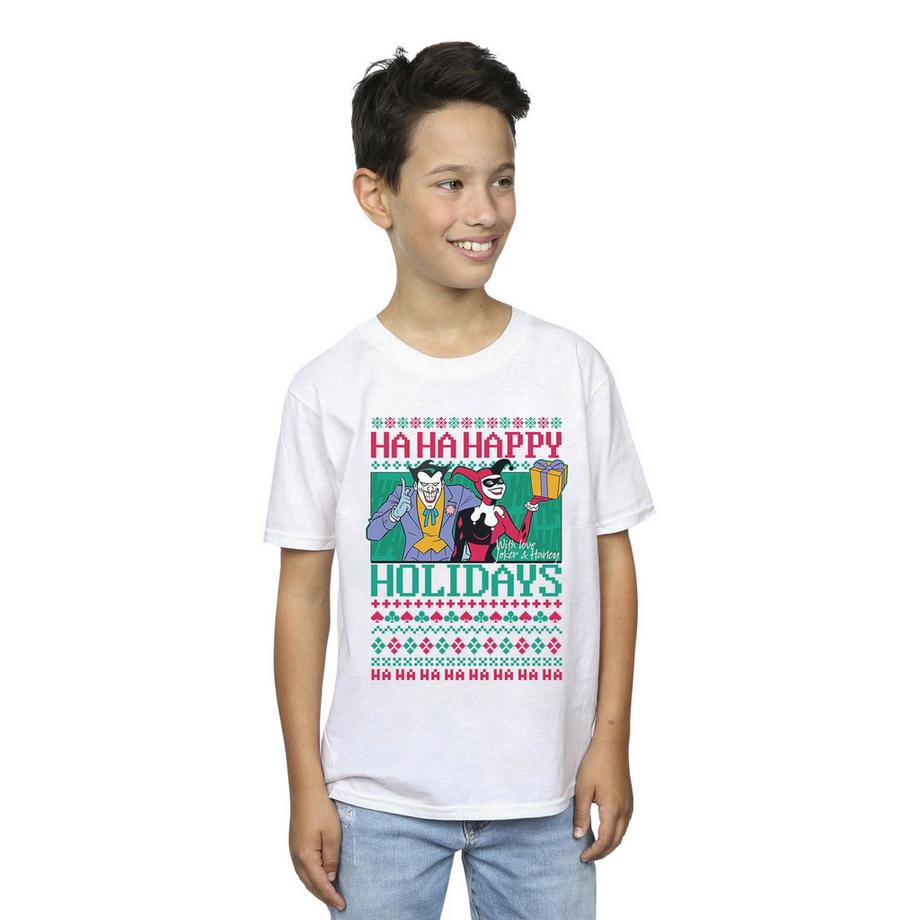 DC COMICS  Ha Ha Happy Holidays TShirt 