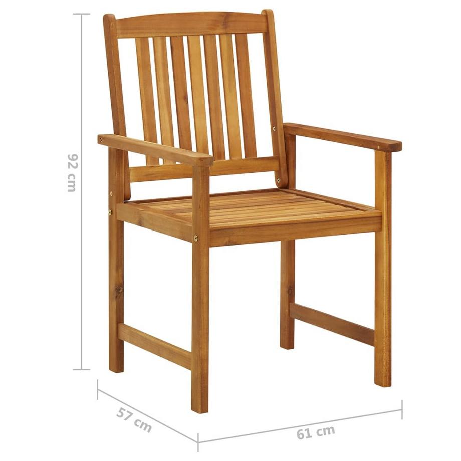 VidaXL Gartenstuhl holz  