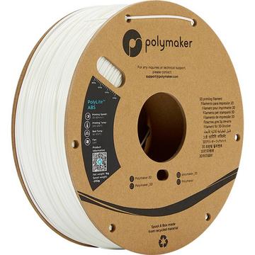 PolyLite Filamento per stampante 3D Plastica ABS odore ridotto 2.85 mm 1000 g Bianco