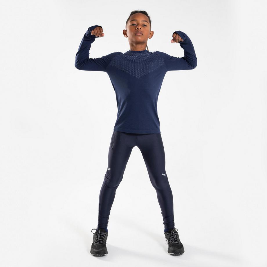 KIPRUN  T-shirt de course manches longues enfant respirant polyester 