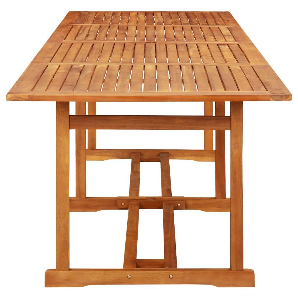 VidaXL Table à manger bois d'acacia  