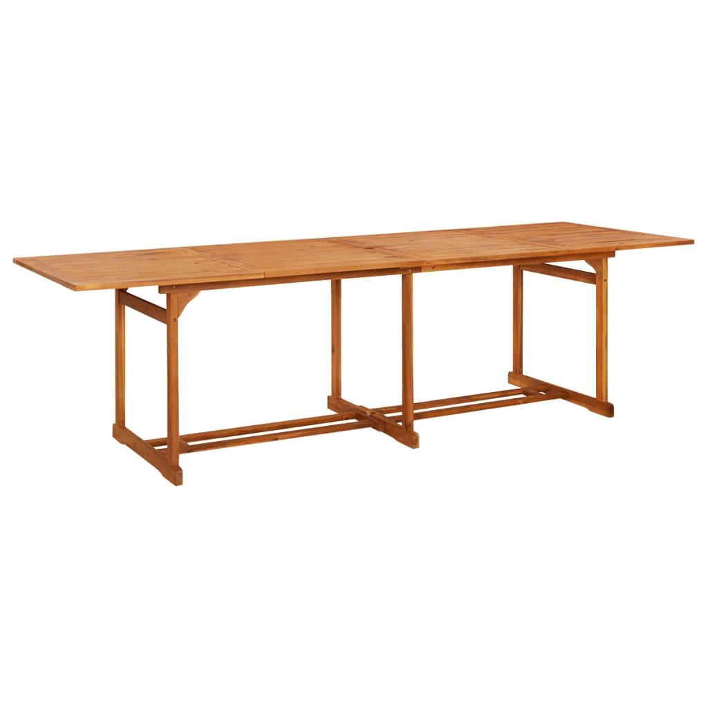 VidaXL Table à manger bois d'acacia  