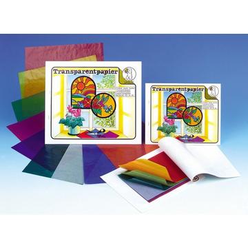 URSUS Transparentpapier 20×30cm 1890099 42g, 10 Farben ass.