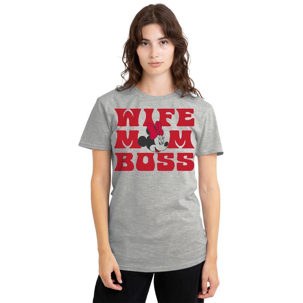 Minnie Mouse Wife Mom Boss T-Shirt  