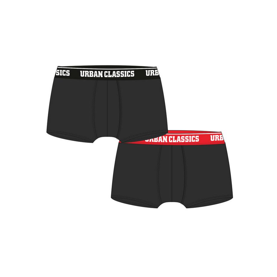 URBAN CLASSICS Boxershorts 2er Pack Übergrössen  