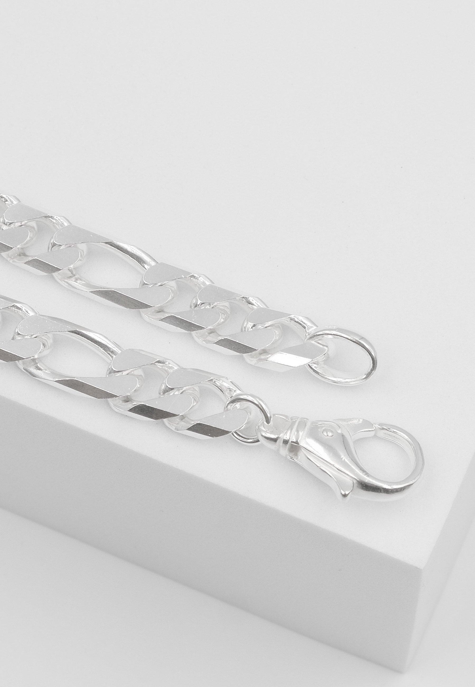 MUAU Schmuck  Collier Figaro Silber 925, 8.3mm, 50cm 
