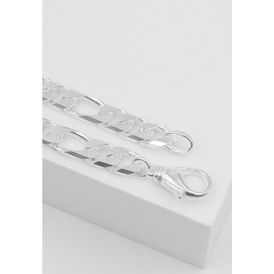 MUAU Schmuck  Collier Figaro Silber 925, 8.3mm, 50cm 