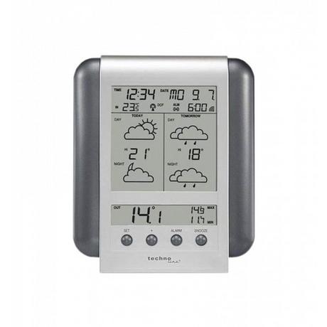 technoline Technoline WM 5412 stazione meteorologica digitale Grigio, Argento  
