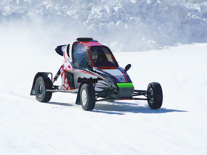 Smartbox  Guida di buggy su ghiaccio sul circuito del Trofeo Andros all'Alpe d'Huez - Cofanetto regalo 