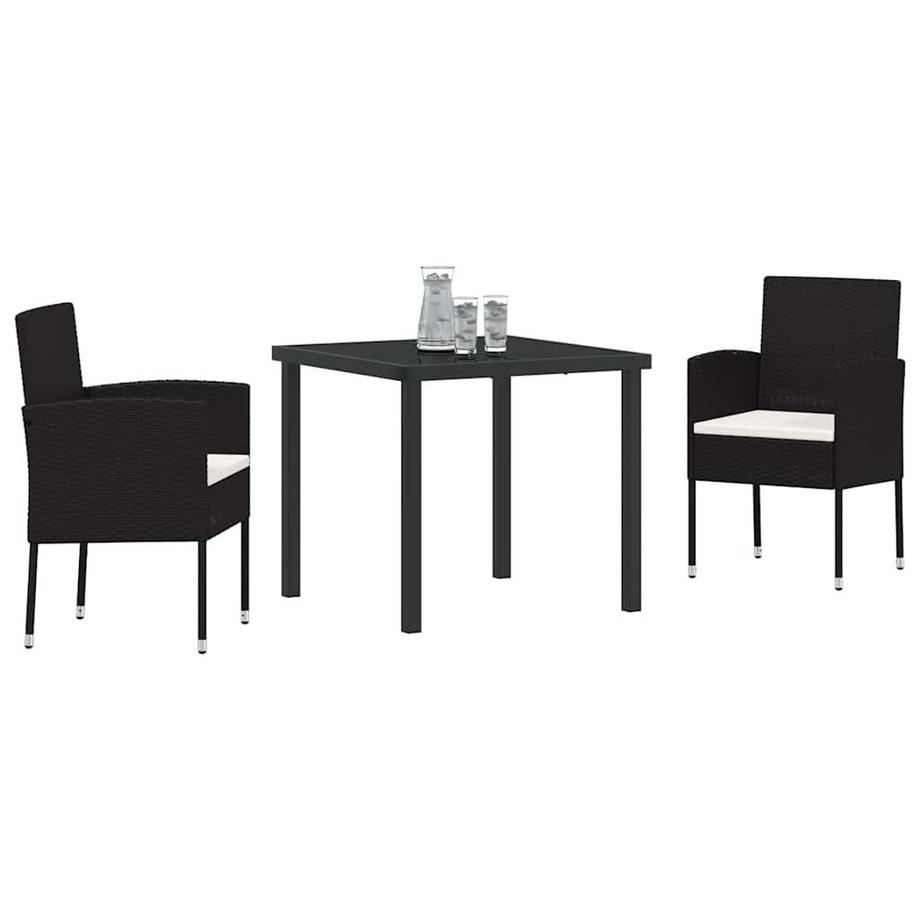 VidaXL Set da Pranzo per Giardino Polyrattan  