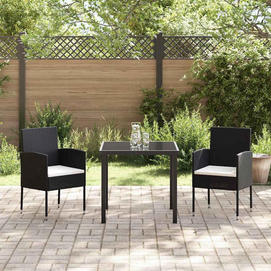 VidaXL Set da Pranzo per Giardino Polyrattan  
