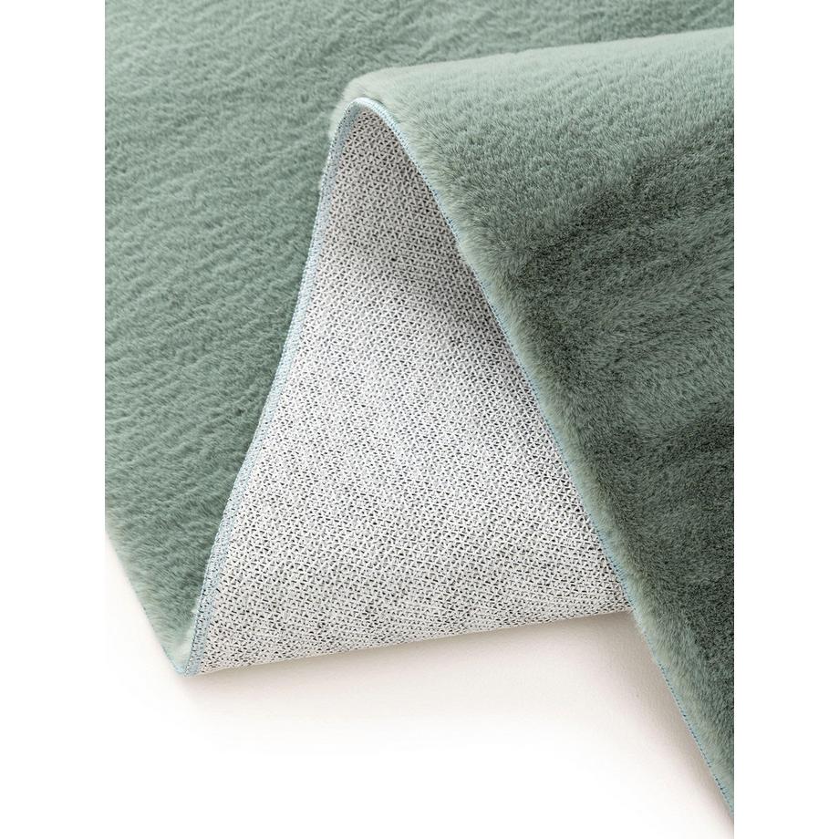 Benuta Kunstfellteppich Furry Grün  