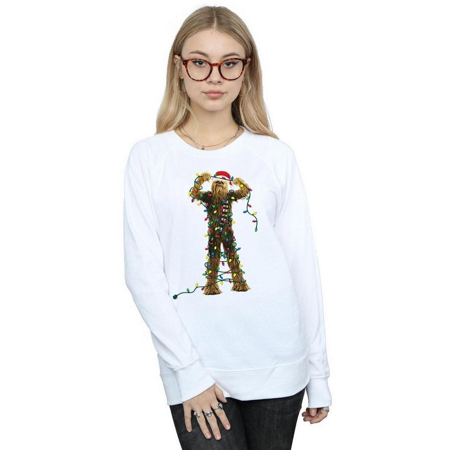 STAR WARS Star Wars Chewbacca Christmas Lights Sweatshirt  