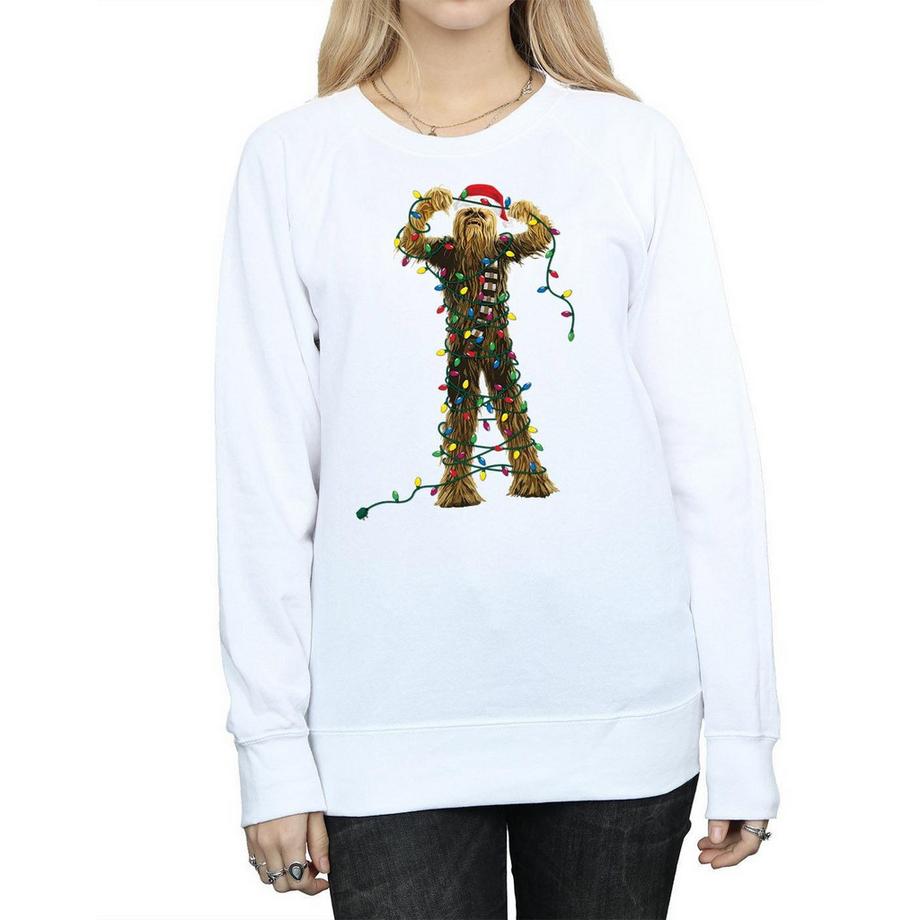 STAR WARS Star Wars Chewbacca Christmas Lights Sweatshirt  