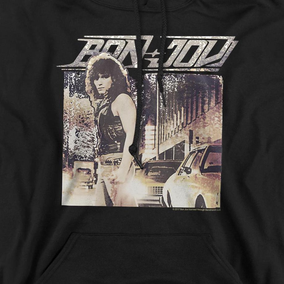 Bon Jovi Sweat À Capuche Runaway Jon  