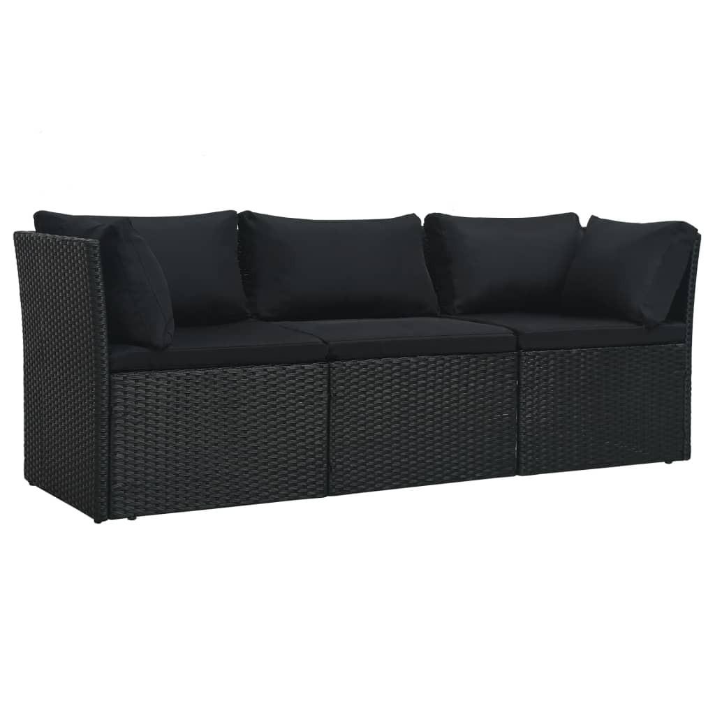 VidaXL Ensemble de sofa rotin synthétique  