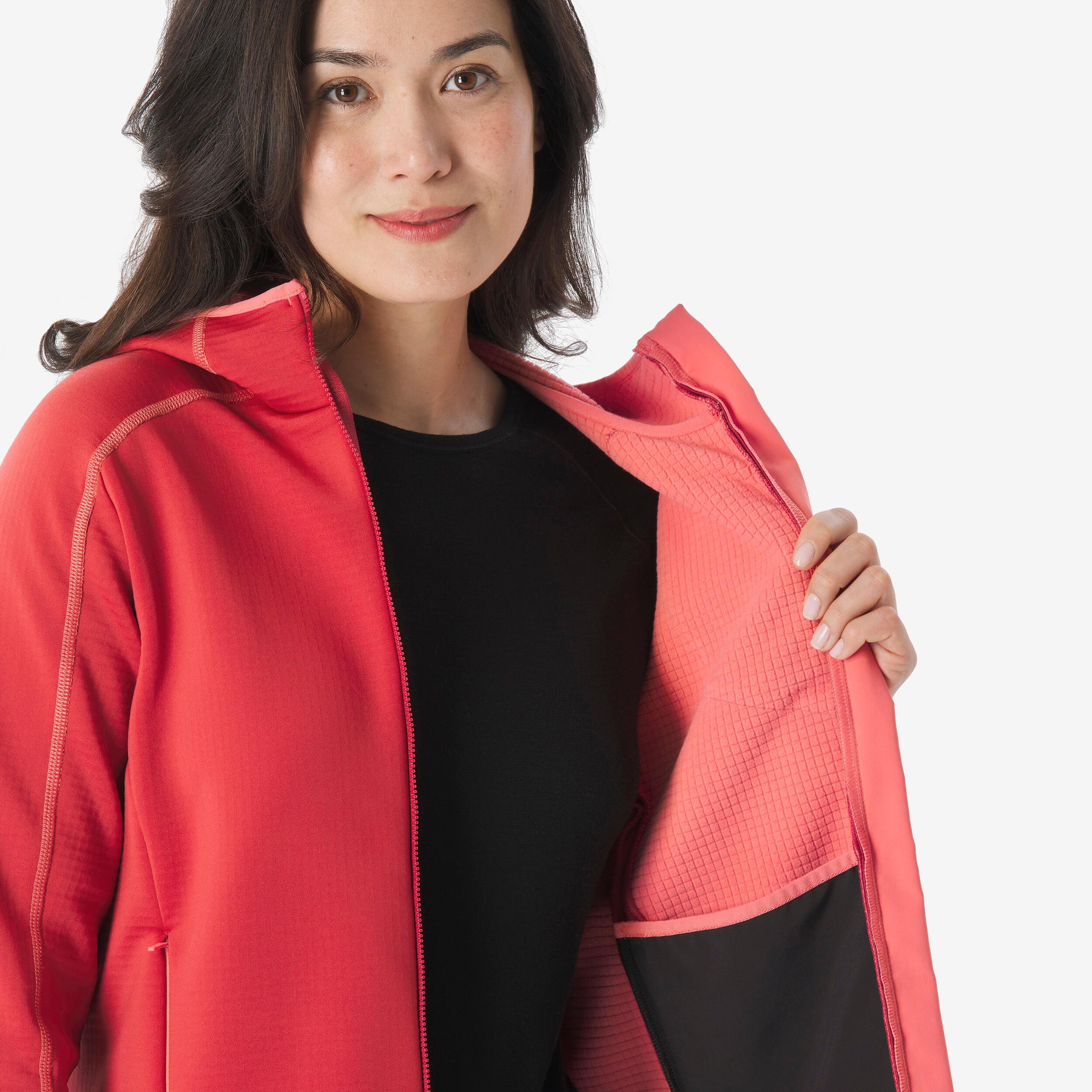 QUECHUA Fleece Wanderjacke  