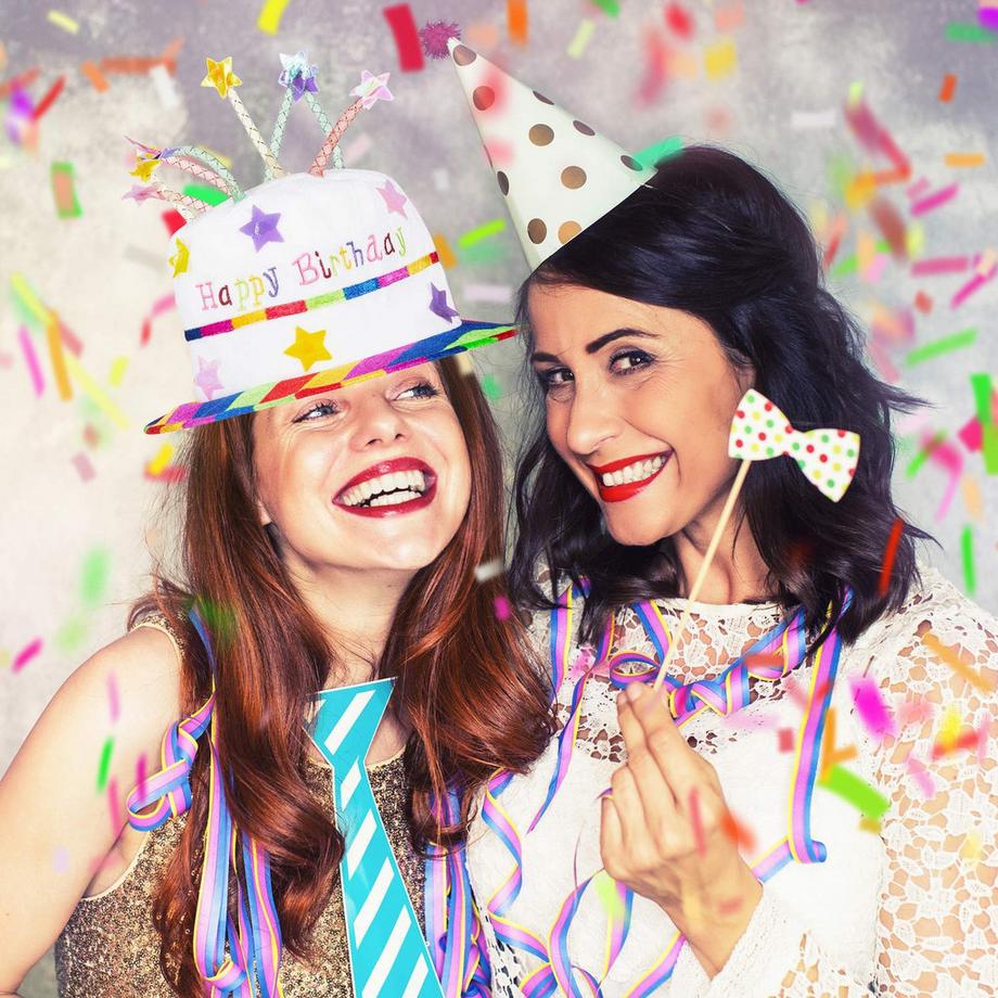 B2X  Alles Gute zum Geburtstag Hut Kuchen 