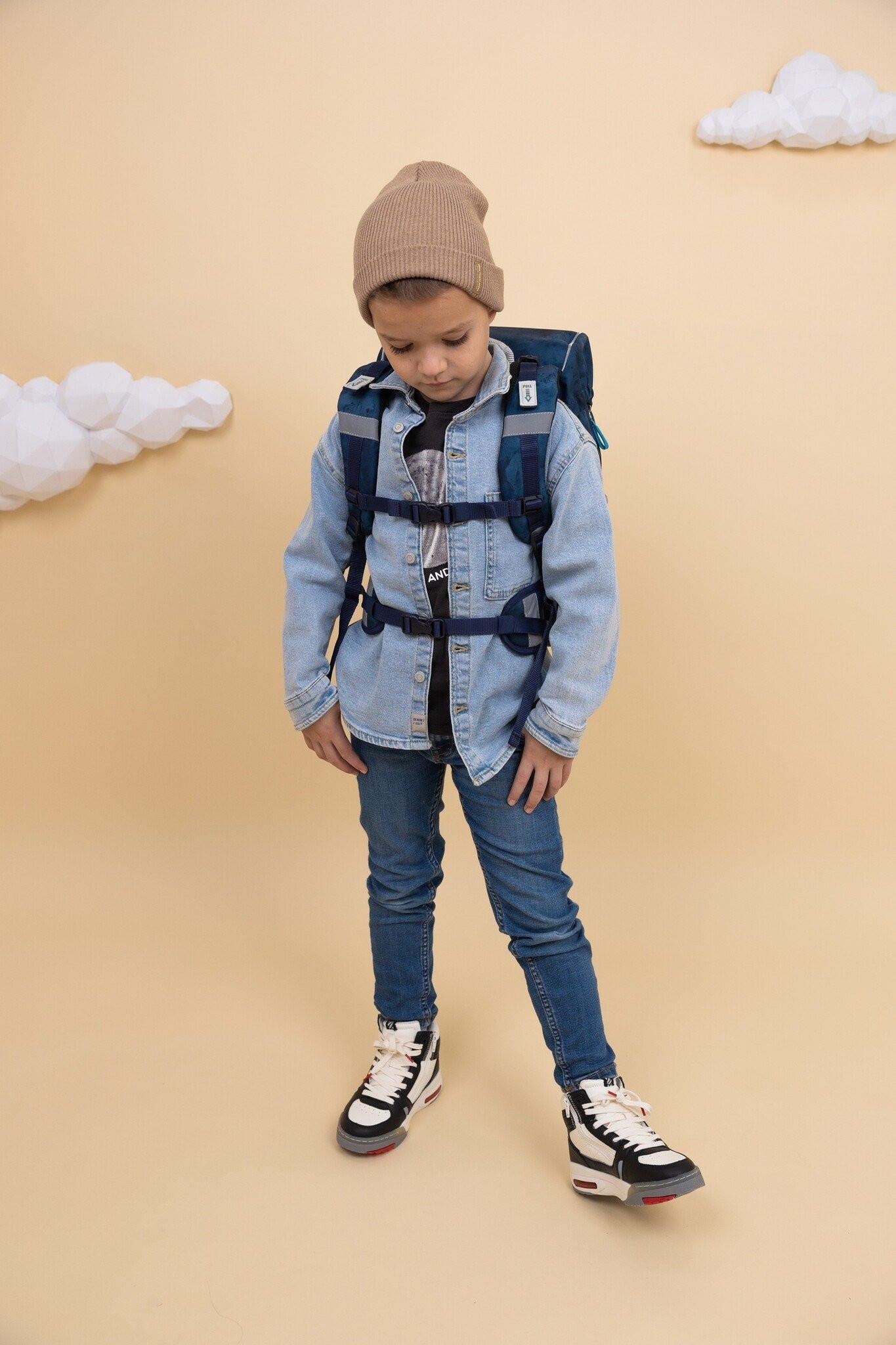 Belmil  MOTION Schulrucksack-Set Blue Splash 