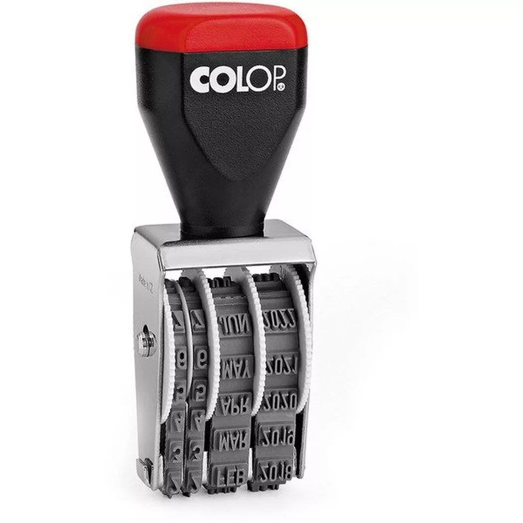 Colop -  Datumstempel D 04000/D 4mm, 70X50MM, Schwarz