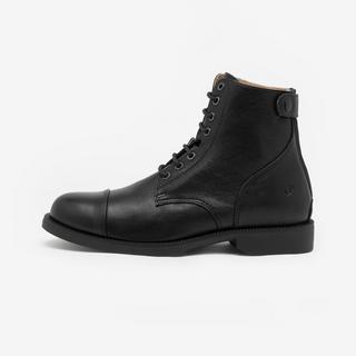 FOUGANZA  Stivaletti equitazione pelle lacci adulto 