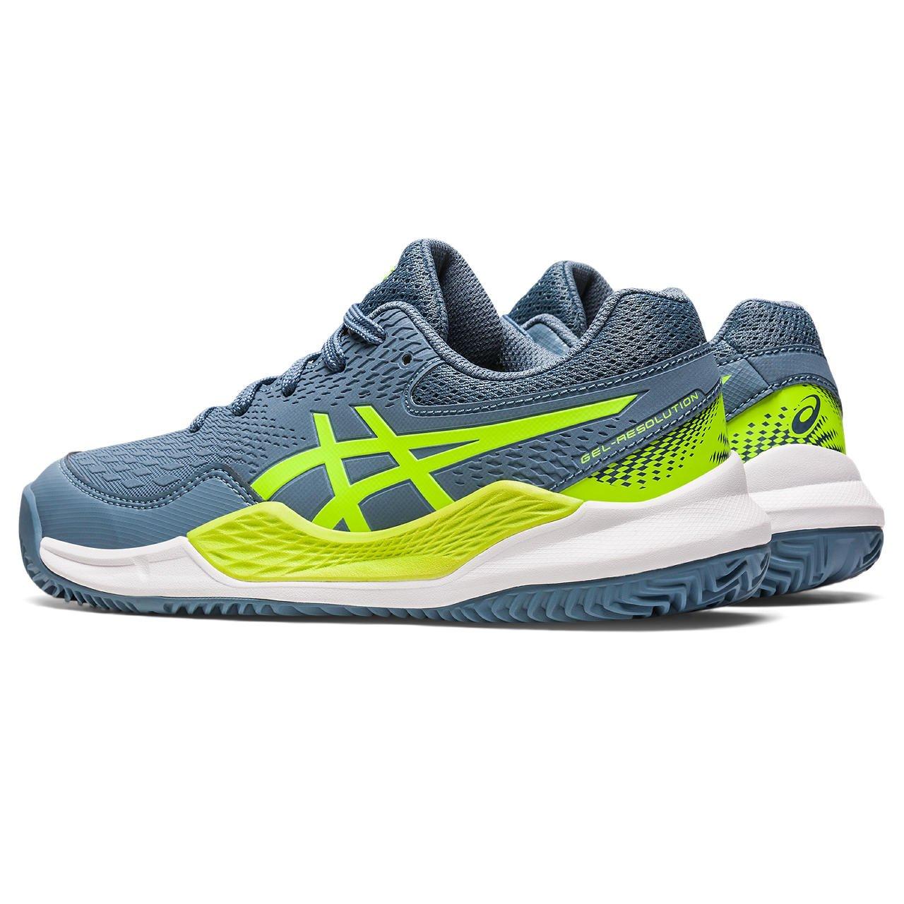 asics  Gel-Resolution 9 GS Sandplatz Tennisschuh Kinder 