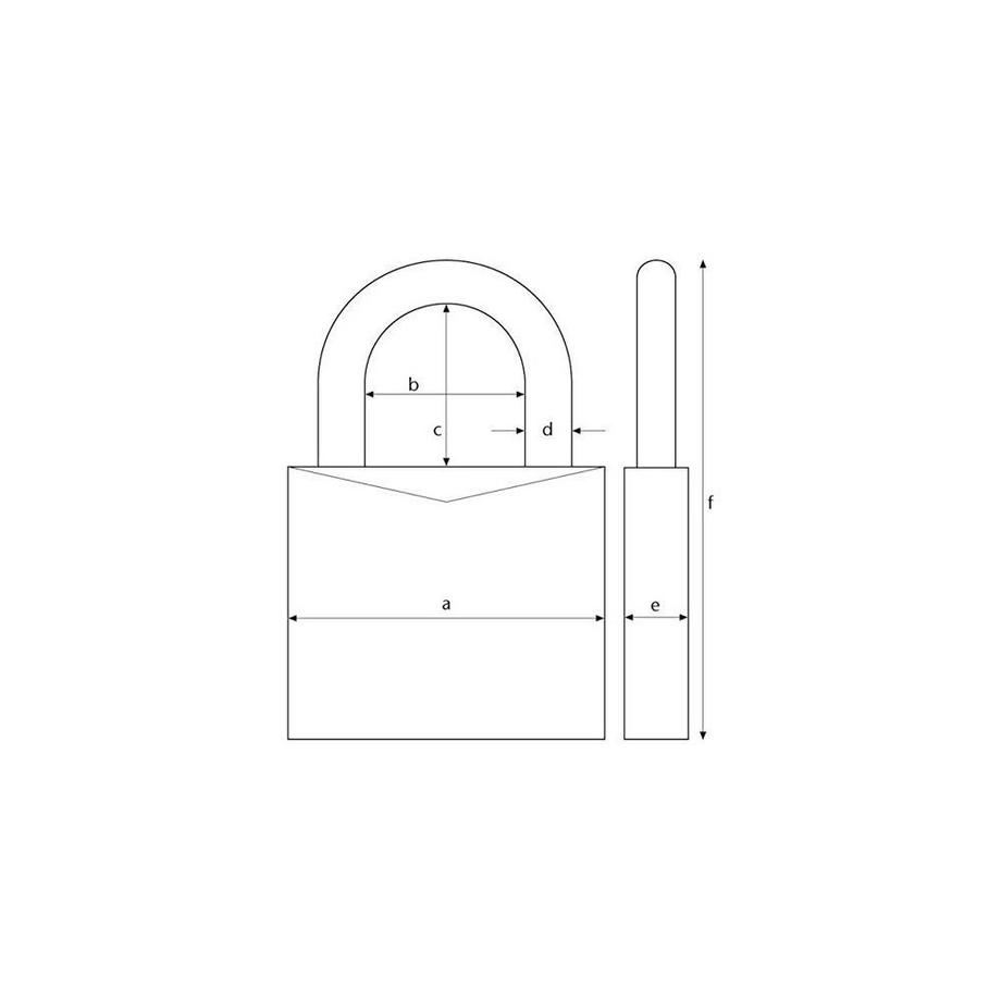 Abus  cadenas à clé 64TI SB 