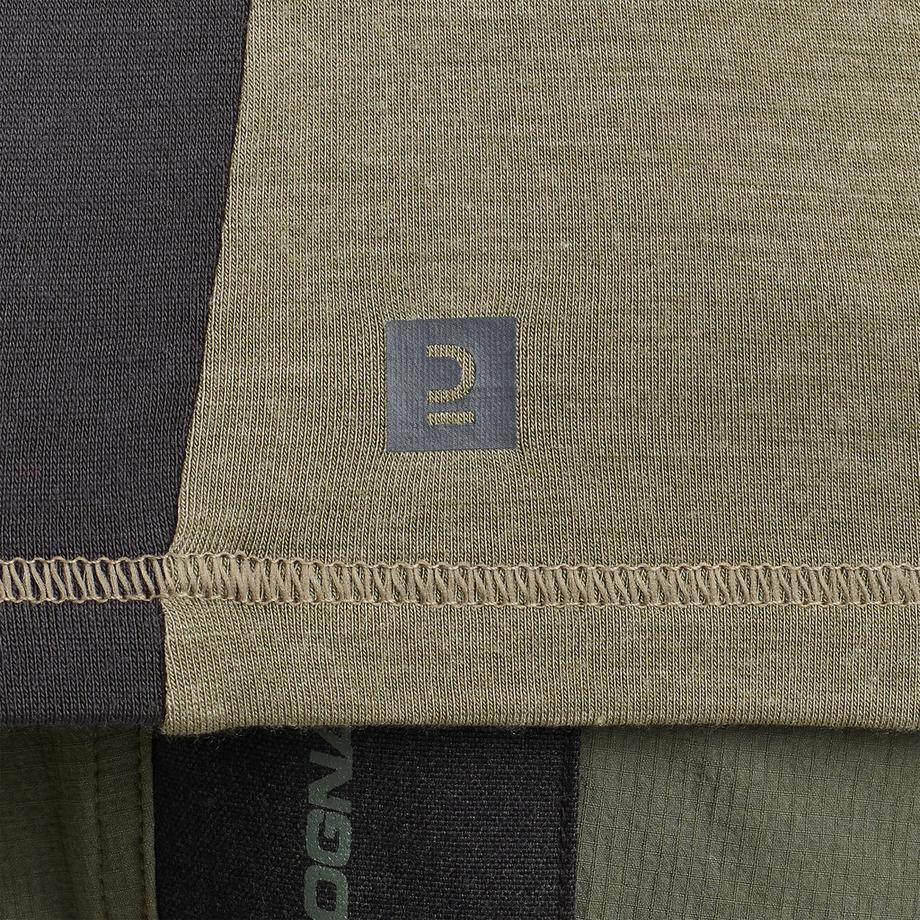 SOLOGNAC  T-shirt maniche lunghe traspirante lana merino 
