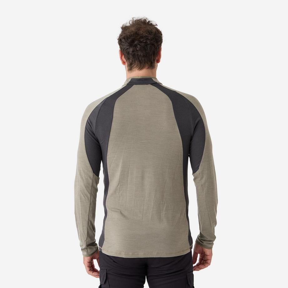 SOLOGNAC  T-shirt maniche lunghe traspirante lana merino 