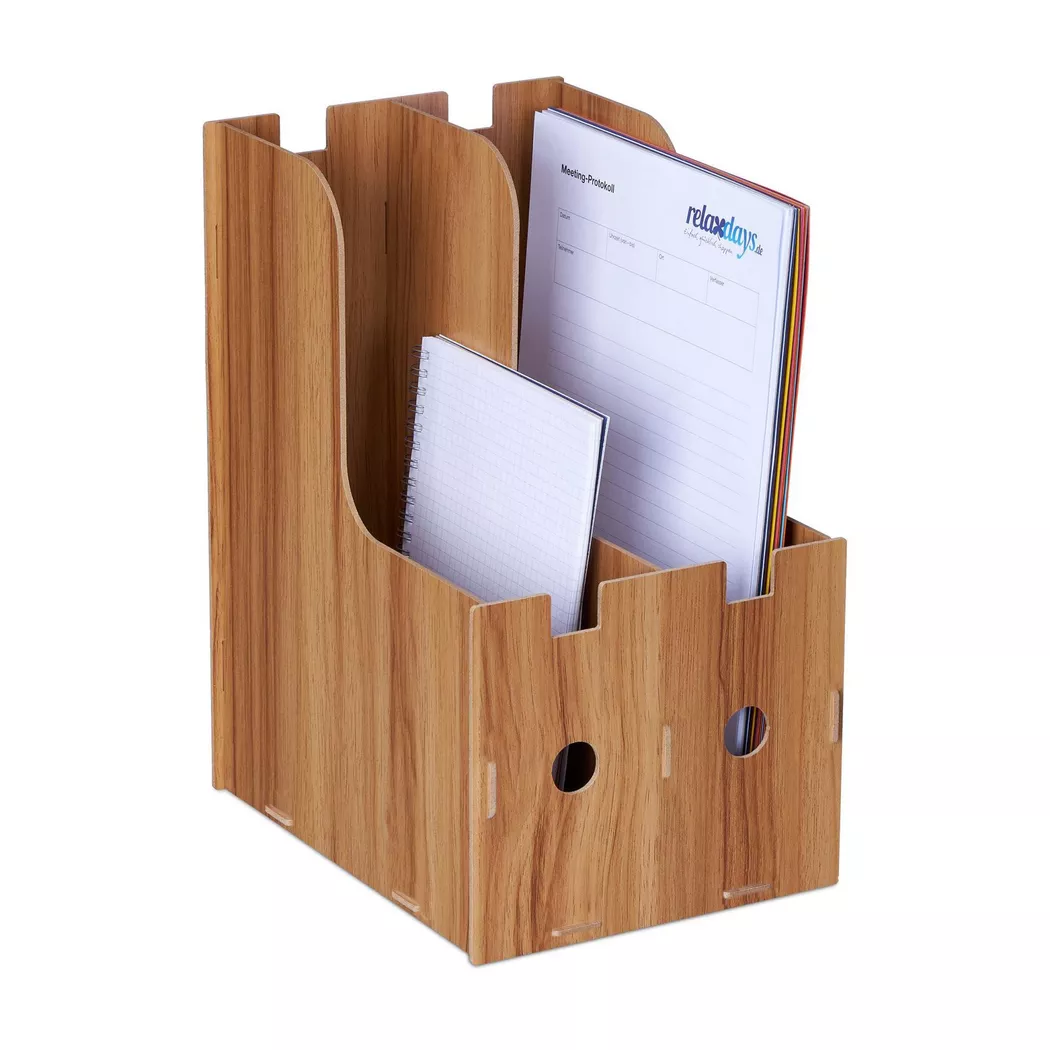 B2X - Raccoglitore per riviste con 2 scomparti per DIN A4, One Size