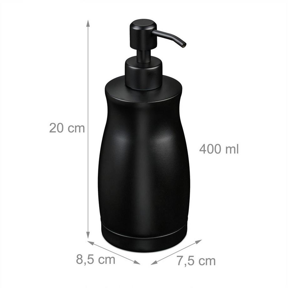 Northix Pompe à savon en acier inoxydable 400 ml  
