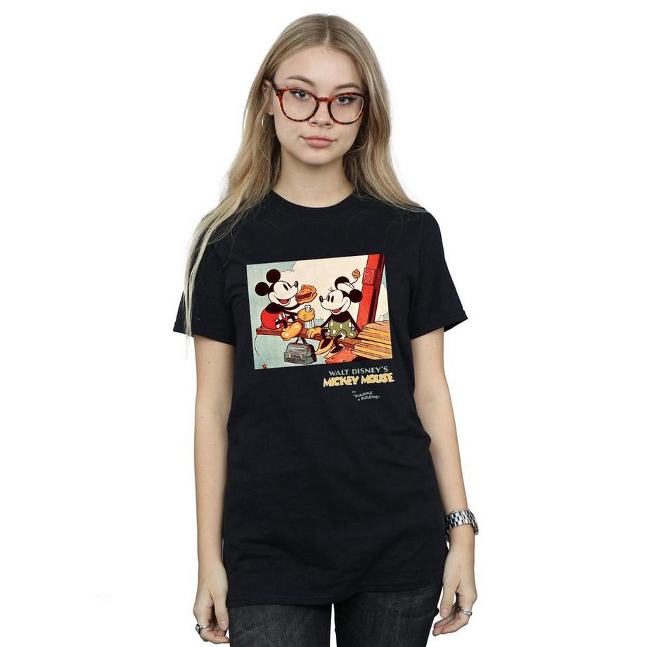Disney Mickey Mouse Building A Building T-Shirt  