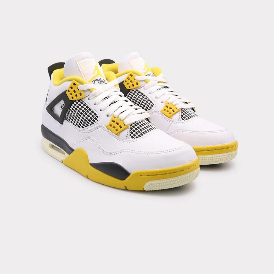 NIKE Air Jordan 4 Vivid Sulfur Sneakers  
