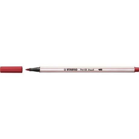 STABILO STABILO Fasermaler Pen 68 Brush 568/50 dunkelrot  